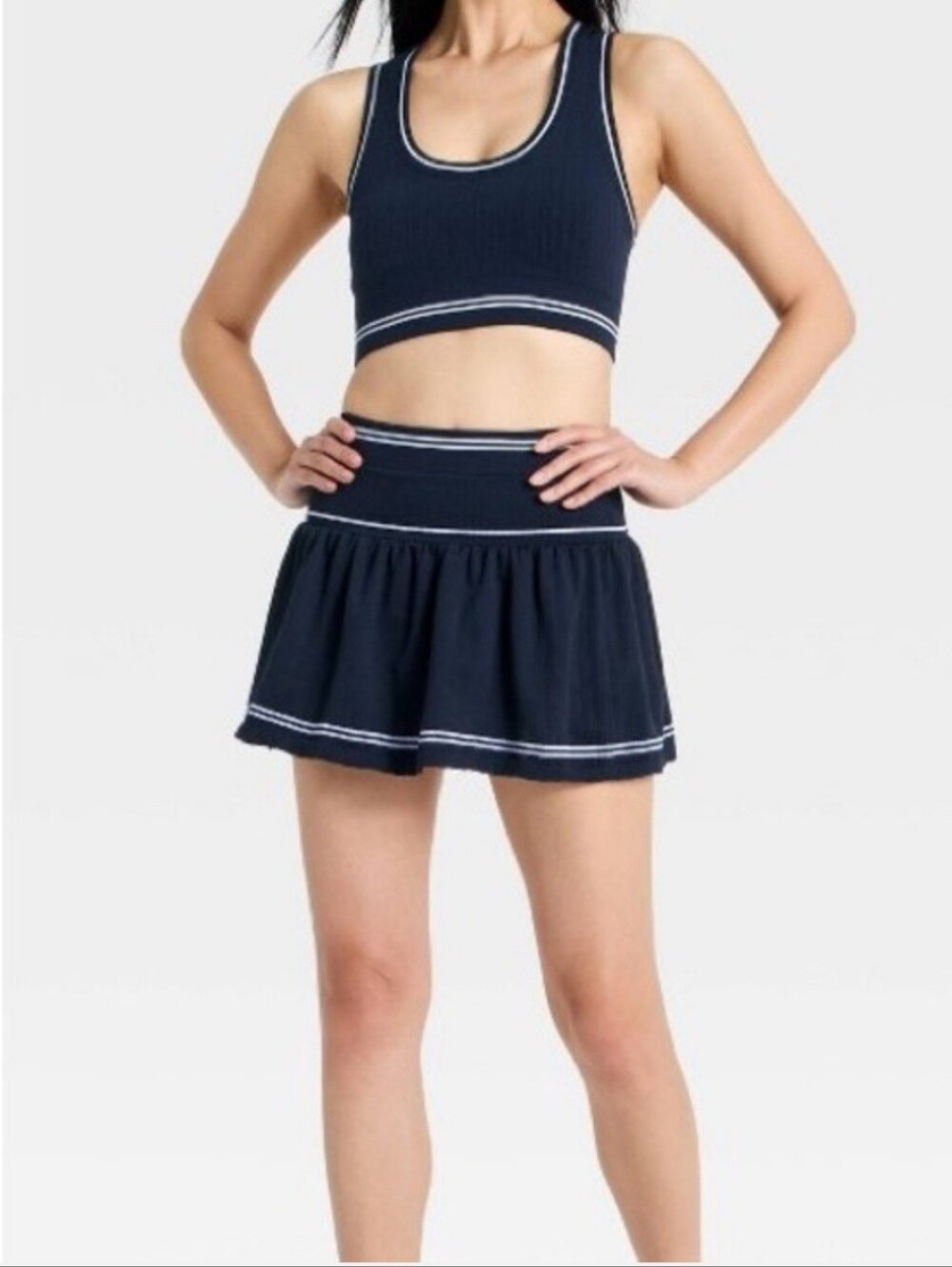 Women's Seamless Cable Knit Skort - All In Motion Blue